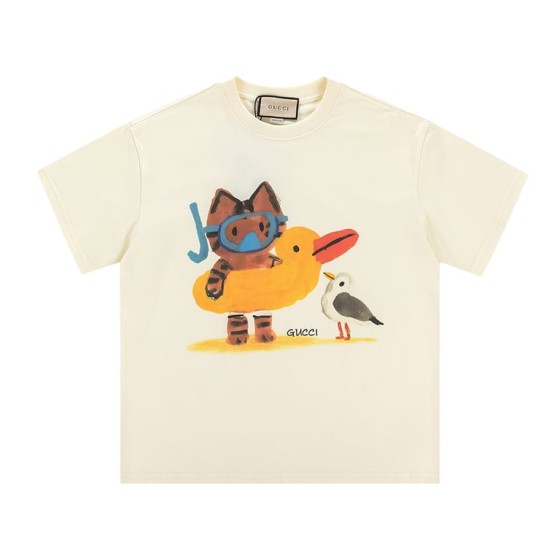 Gucci Early Spring Collection High-Weight Short-Sleeve